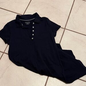 Nautica Women's Dark Blue Polo Mini Dress